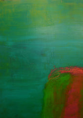 Untitled No 11. Pink, Green Floating on Green, Sydney Exhibition, 2012.